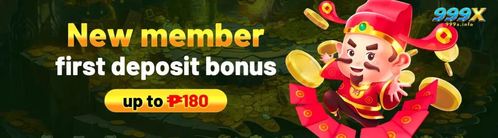 999X welcome bonus banner showing exclusive rewards for new players joining the platform promotions page